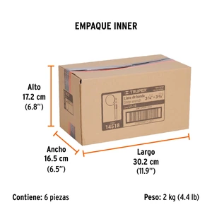 Truper Llave de banda metálica 3-1/4