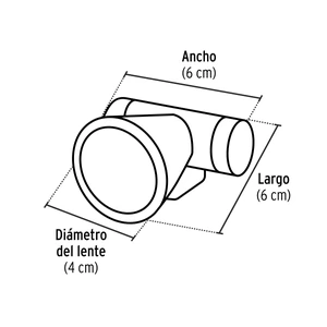 Linterna de minero LED, 70 lm, recargable, PRETUL