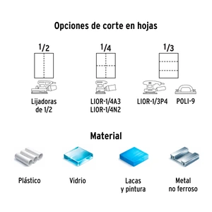 Lija de agua grano 100 de carburo de silicio, Truper