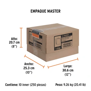 Lija de agua grano 60 de carburo de silicio, Truper