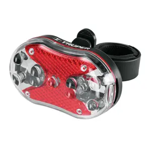 16797 / LIBI-9T Truper Linterna trasera para bicicleta 9 LEDs con 2 pilas AAA