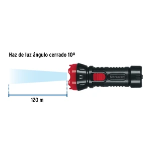 Linterna plástica de LED, 40 lm, recargable, ULTRACRAFT