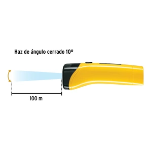 Linterna plástica de LED, 50 lm, recargable, PRETUL
