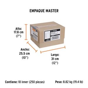 Lija para madera papel cabinet, grano 80, Truper