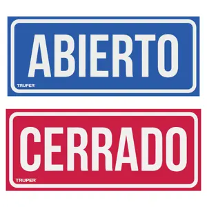 18239 / LIN-01 Truper Letrero de señalización 