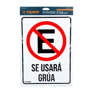18347 / LIN-03 Truper Letrero de señalización 