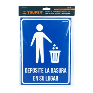 18529 / LIN-12 Truper Letrero señalización