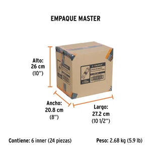 Linterna de aluminio 1 LED de 40 lm con 1 pila AA, Truper