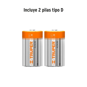 Expert Linterna de aluminio LED Cree 500 lm con 2 pilas D, Truper