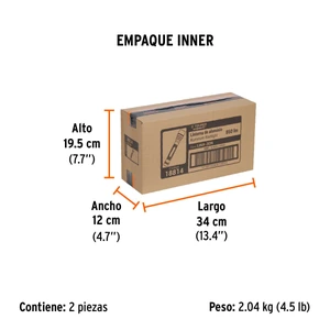 Expert Linterna de aluminio LED Cree 850 lm con 3 pilas D, Truper