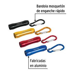 Pretul Linternas de 3 LEDS tipo llavero