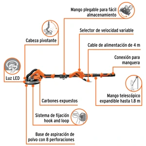 Lijadora de pared y techo 9