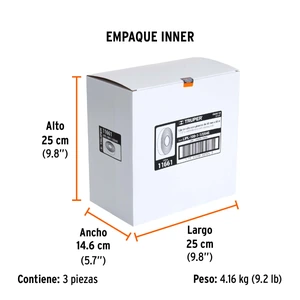 Truper Rollo de 45 m de lija para plomero grano 100 ancho 1-1/2