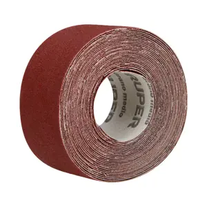 Truper Rollo de 5 m de lija para plomero grano 100 ancho 1-1/2