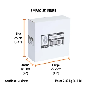 Truper Rollo de 45 m de lija para plomero grano 100 ancho 1