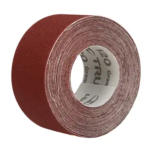 100661 / LIPL-120-1-1/2X5 Truper Rollo de 5 m de lija para plomero grano 120 ancho 1-1/2