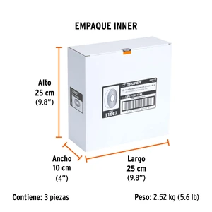 Truper Rollo de 45 m de lija para plomero grano 120 ancho 1