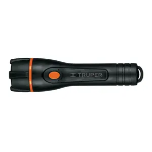 13018 / LIPLA-80 Linterna plástica 1 LED 80 lm con 2 pilas AA, Truper