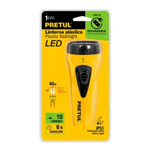 24088 / LIRE-3C Linterna recargable de LED, 10 lúmenes, Pretul