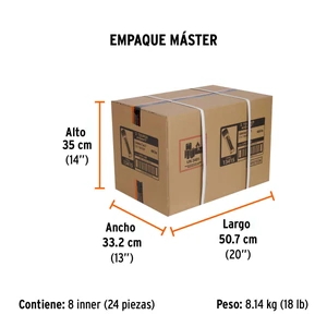 Linterna recargable con luz emergencia, 480lm, Truper Expert