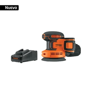102863 / LIRI-20A Lijadora roto-orbital 5', 20V, 1 batería 2Ah, TRUPER PRO