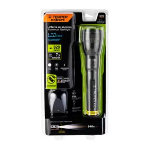 16779 / LIXR-3D Linterna LED recargable, de aluminio,2,000 lm, TRUPER EXPERT
