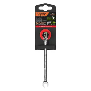 Llave combinada matraca reversible 1/4