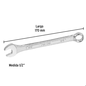 Llave combinada 1/2