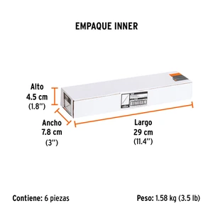Llave combinada extralarga 20 mm x 287 mm de largo, Expert