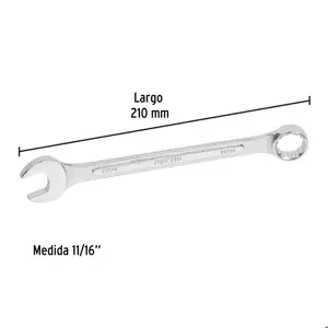 Llave combinada 11/16