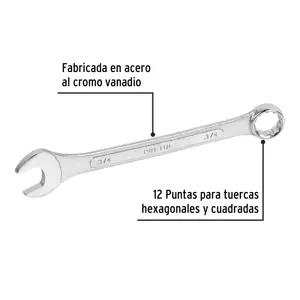 Llave combinada 3/4
