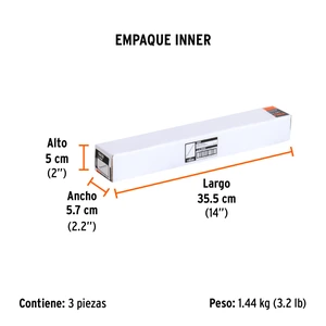 Llave combinada extralarga 26 mm x 370 mm de largo, Expert