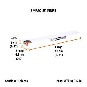 Llave combinada extralarga 1-1/8