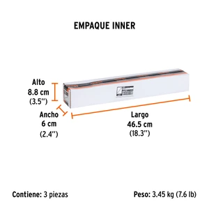 Llave combinada extralarga 38 mm x 467 mm de largo, Expert