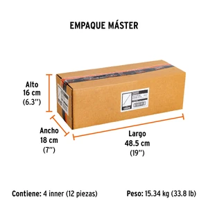 Llave combinada extralarga 1-1/2