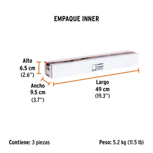 Llave combinada extralarga 1-3/4