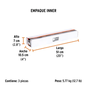 Llave combinada extralarga 1-7/8