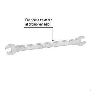 Llave española 8 x 9 mm x 140 mm de largo, PRETUL