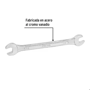 Llave española 12 x 13 mm x 172 mm de largo, PRETUL