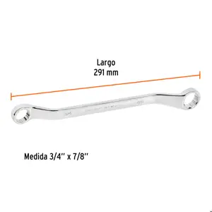 Llave de estrías 3/4 x 7/8