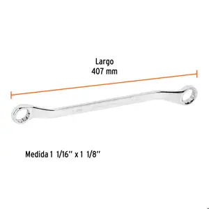Llave de estrías 1-1/16 x 1-1/8