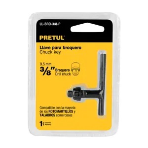 Llave para broquero de 3/8
