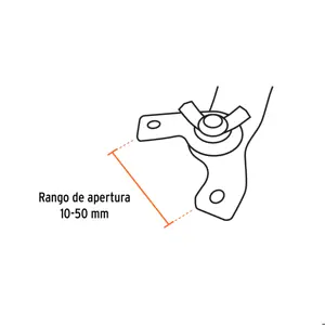 Truper Llave de repuesto ajustable para esmeriladoras 4 1/2