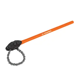 13140 / LLC-802 Llave de cadena tipo caimán uso pesado, mango de 28