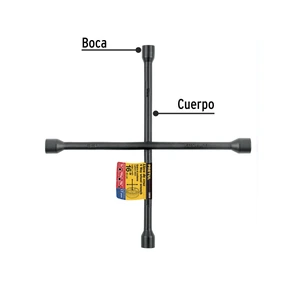 Llave de cruz para automóviles y camionetas, 16