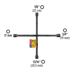Llave de cruz para automóviles y camionetas, 16
