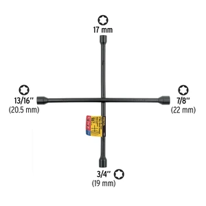 Llave de cruz para automóviles y camionetas, 18