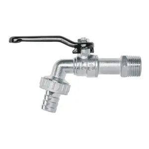 Llave de esfera, de zinc, 110 gr, entrada 1/2