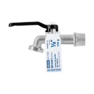 Foset Llave de esfera de zinc 1/2