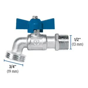 Foset Llave esfera de latón 1/2